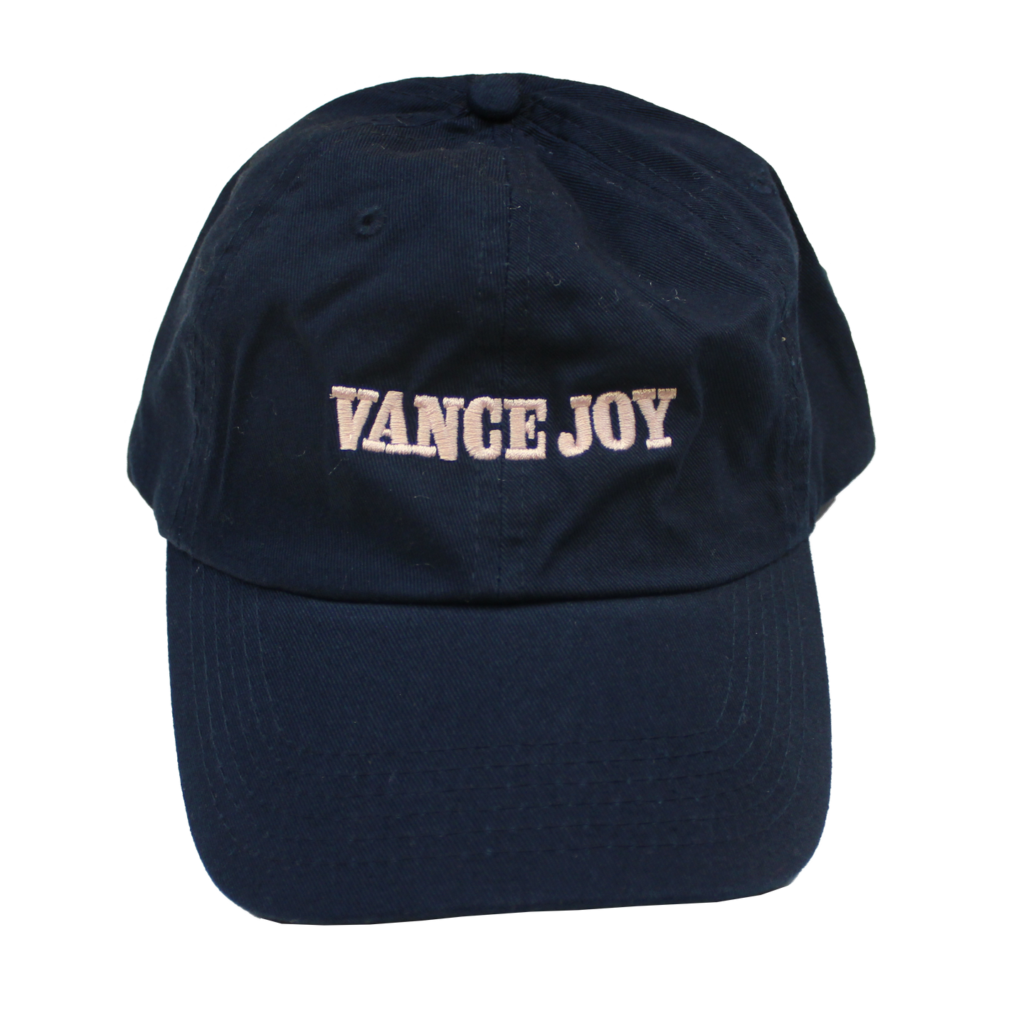 Vance Joy Logo Navy Dad Hat